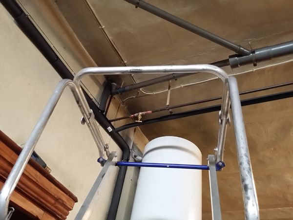 robinet en place